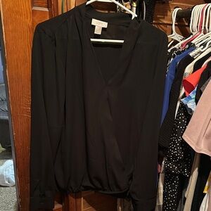 LOFT Women's Black Blouse